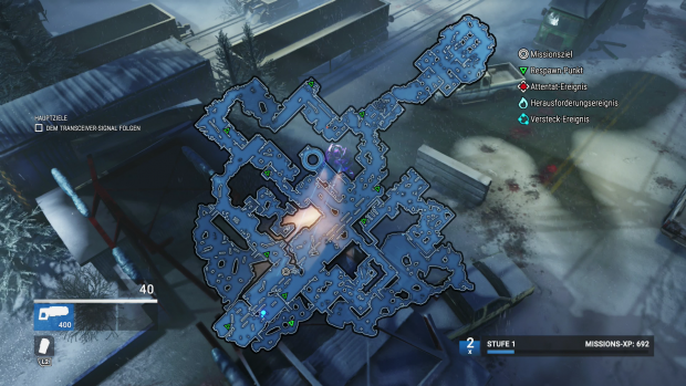 &Uuml;ber das D-Pad k&ouml;nnen wir stets die Karte gro&szlig; einblenden. (Screenshot: Golem.de)